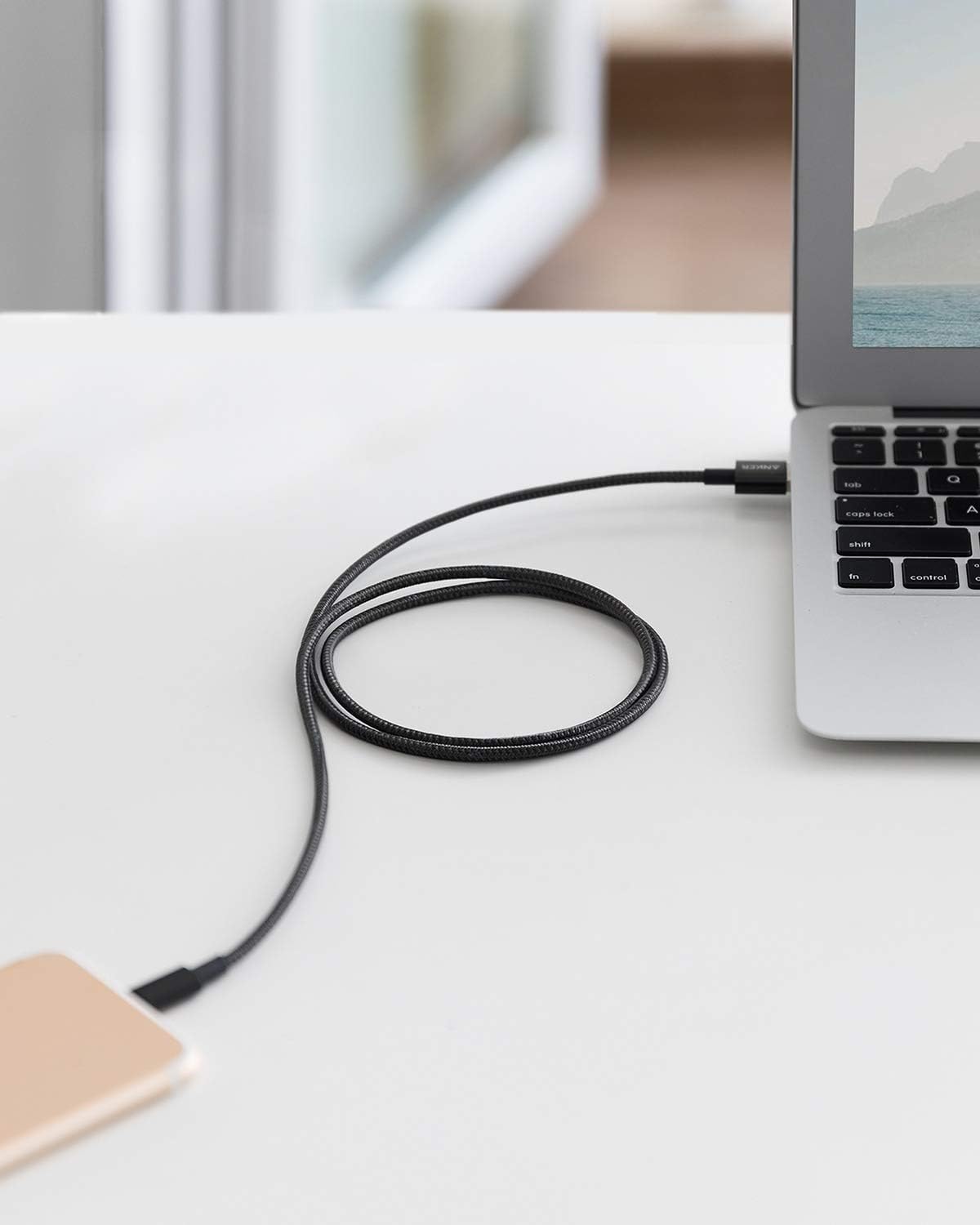 Thumbnail 6 de Anker cable iPhone nylon 3,3 ft MFi
