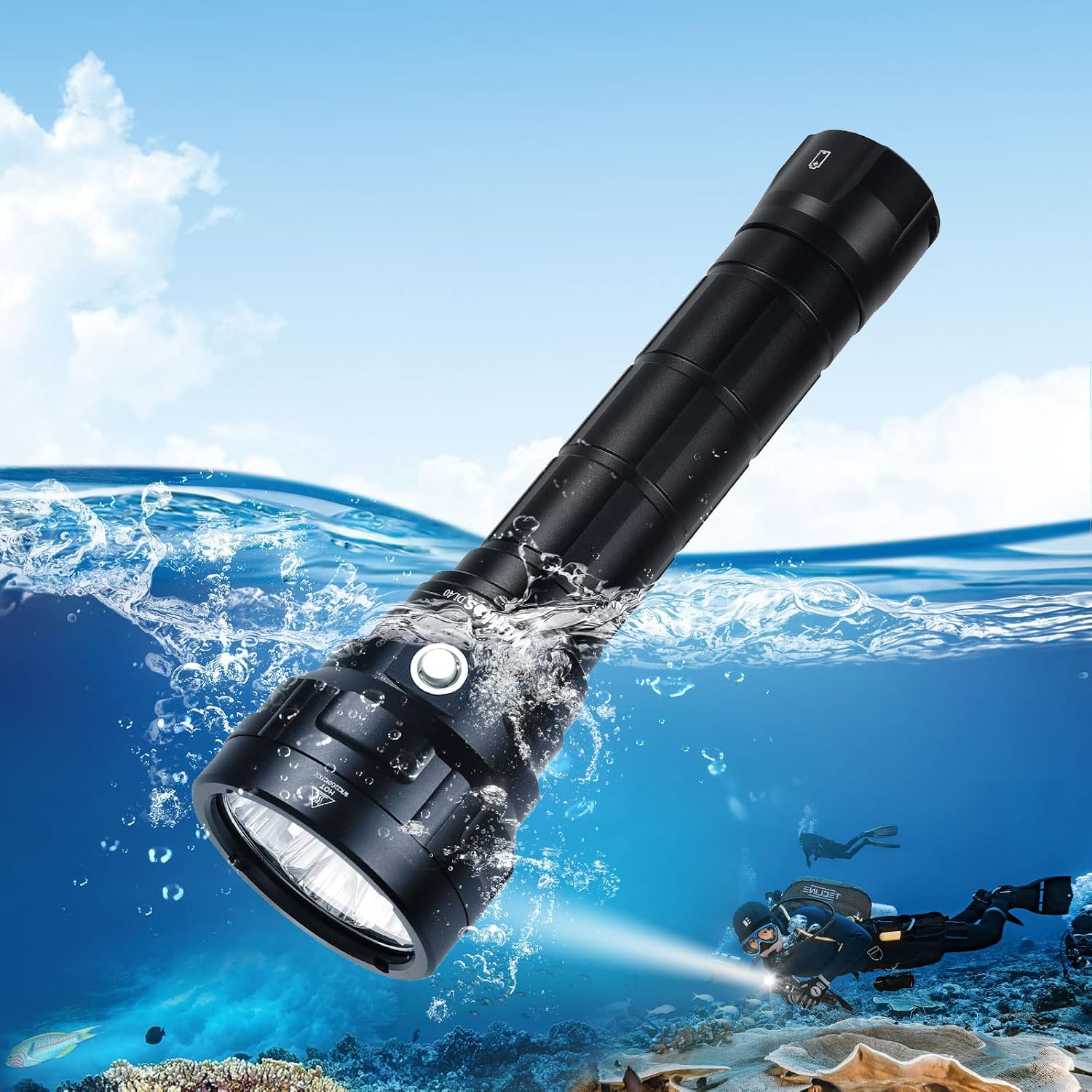 Wurkkos DL40 Lampe plongée 5000 lm