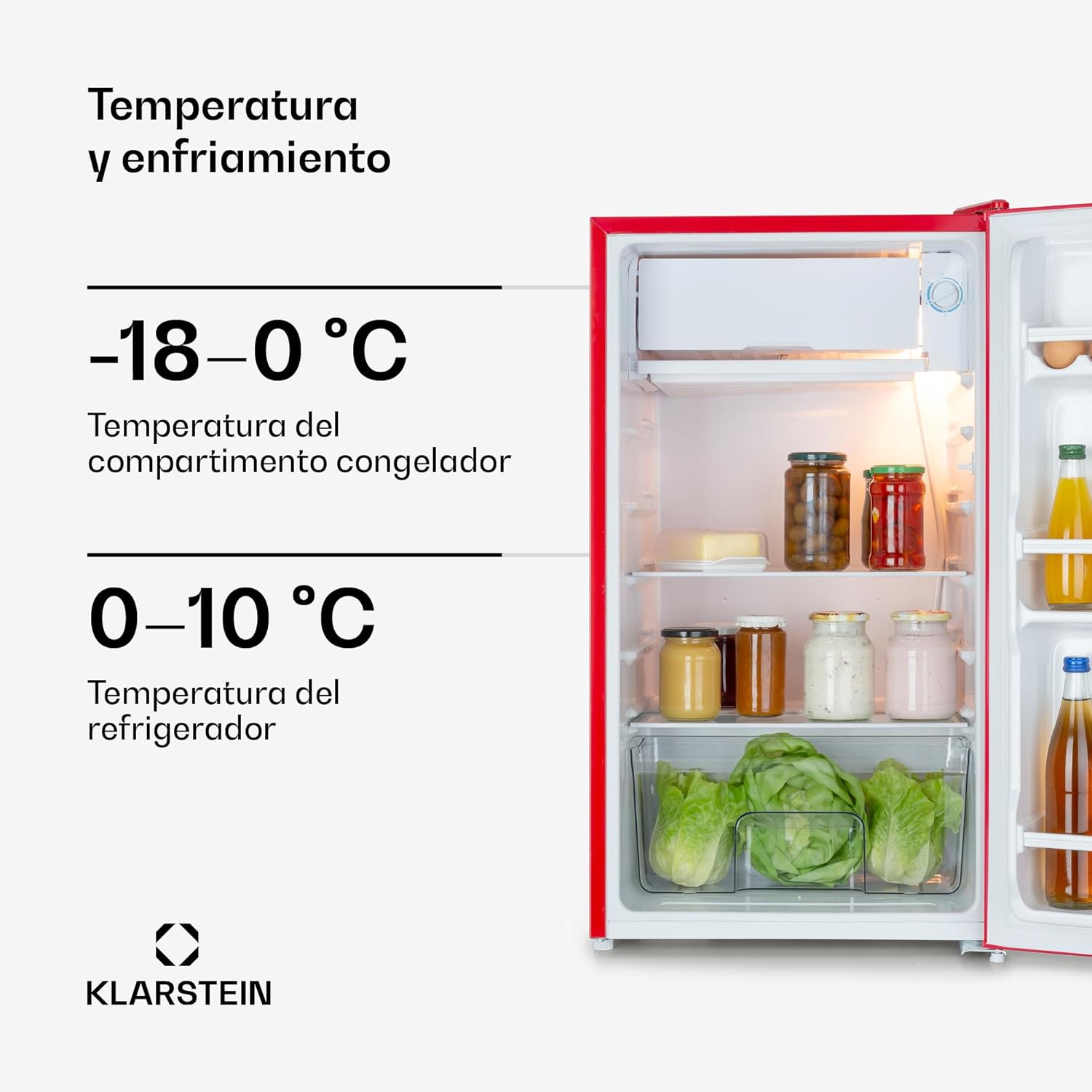 Thumbnail 3 de KLARSTEIN Beercracker 😎 Nevera 90L con Compartimentos y Abrebotellas