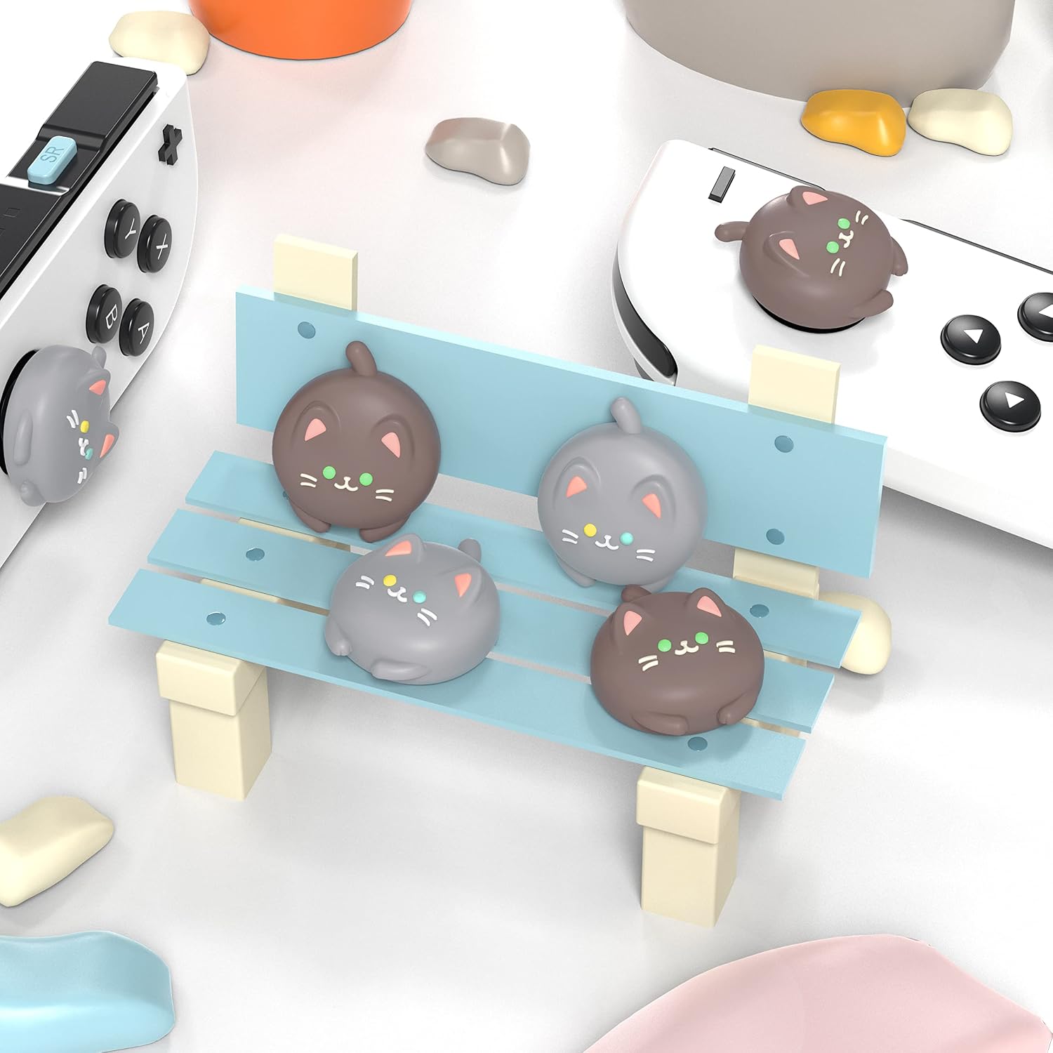 Detalle de Thumb Grips for Switch, 1 set silicone