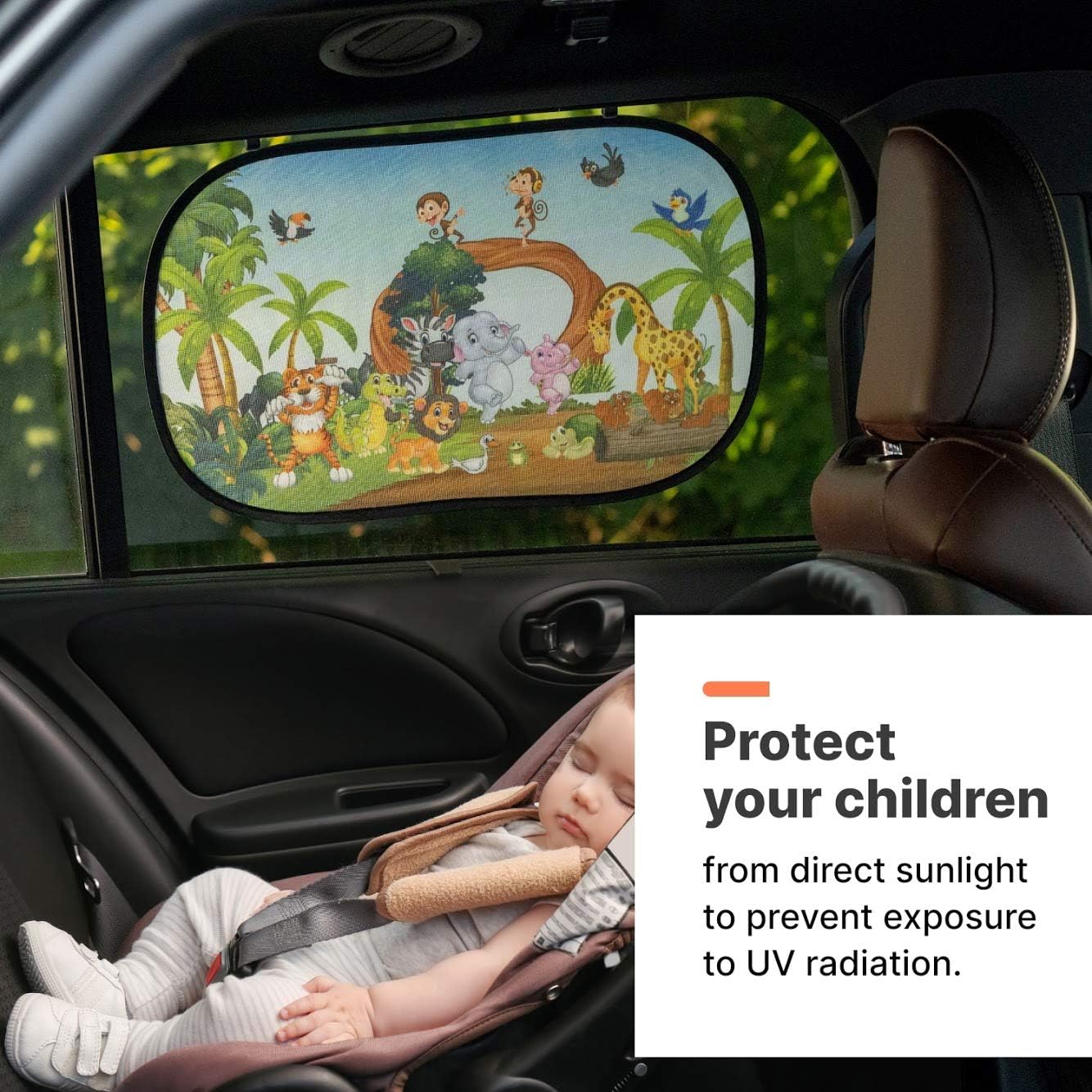 Detalle 2 de Karids Car Sun Shade 48x30cm 2 Pack