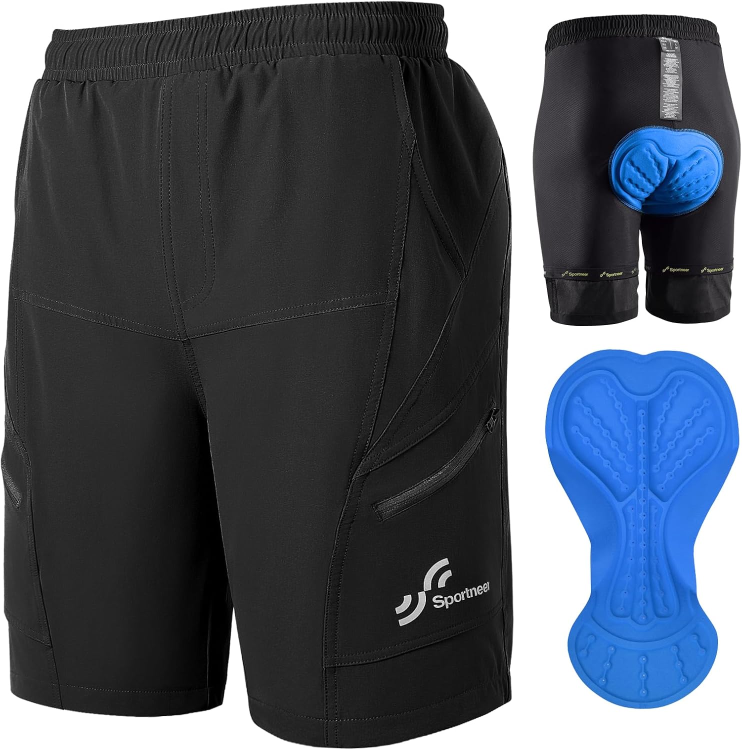 Thumbnail 6 de Sportneer MTB Radlerhose Herren Gepolstert 3D