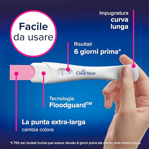 Thumbnail 3 de Clearblue Test di Gravidanza Precoce, 3— affidabile rilevazione precoce con Floodguard