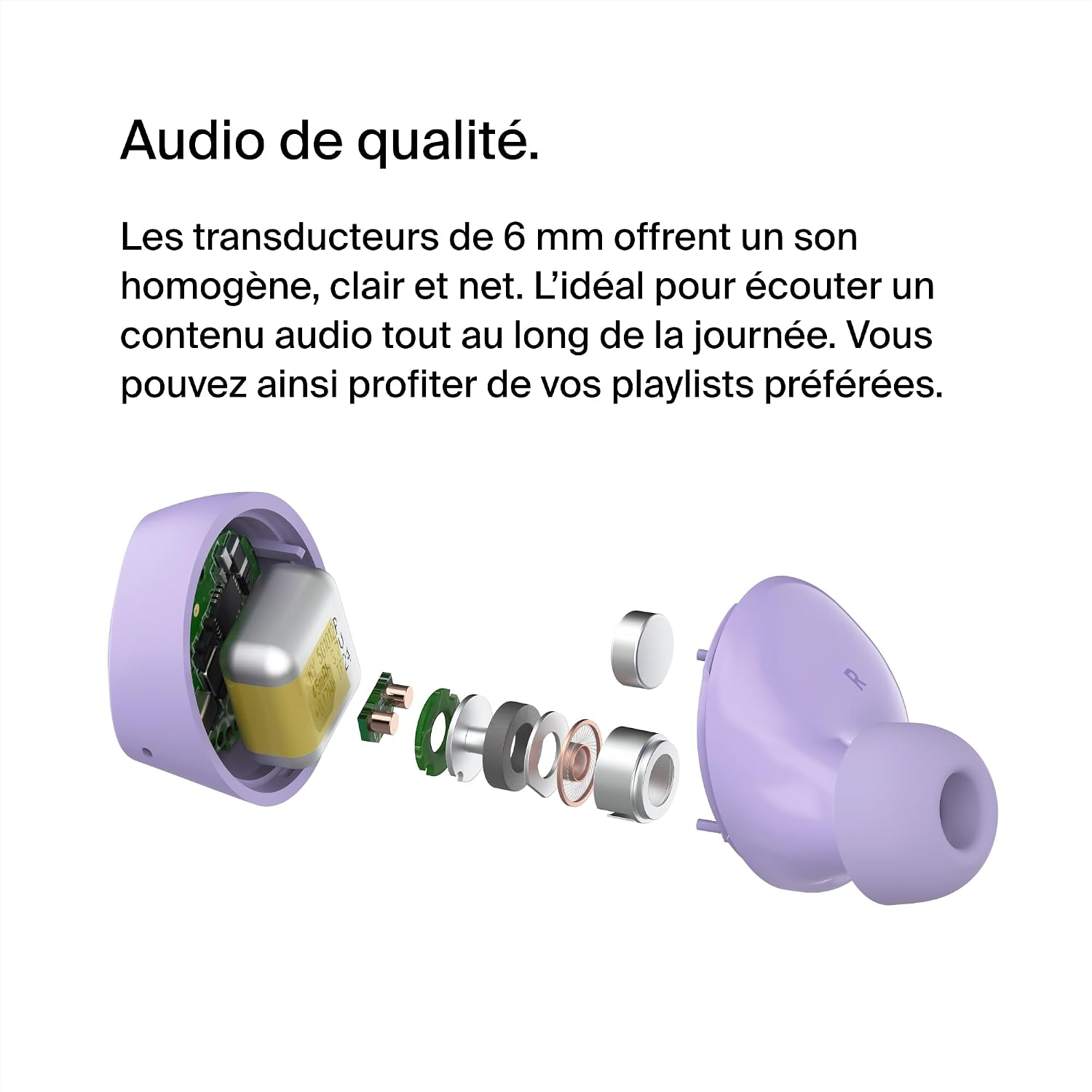 Detalle 2 de Belkin SoundForm Bolt 28 h d'autonomie