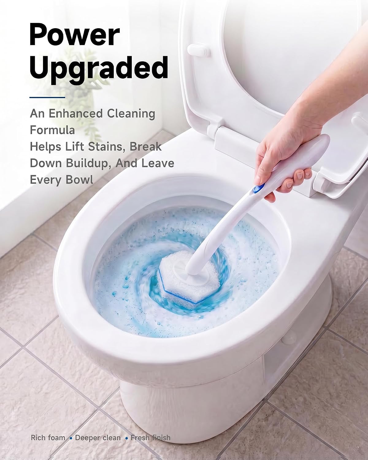 Thumbnail 2 de 80 Count Toilet Wand Refills for Clorox: 5X Cleaning Power & No-Fall-Apart Design