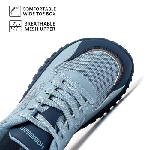 Detalle 2 de HOBIBEAR Zapatos barefoot para mujer con caja de dedos ancha y suela flexible para senderos y gimnasio
