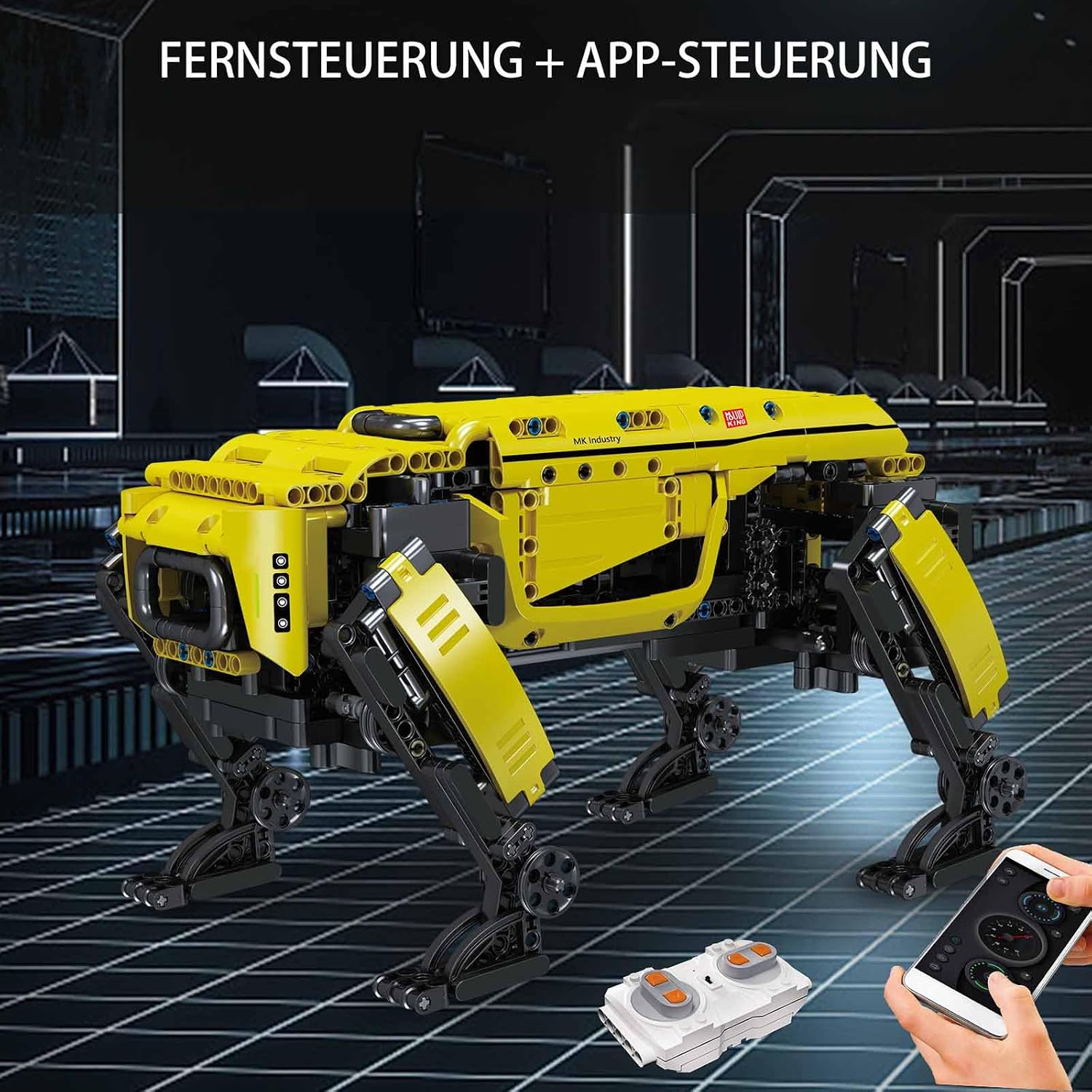 Detalle 2 de Mould King Mechanischer Hund 936 Teile