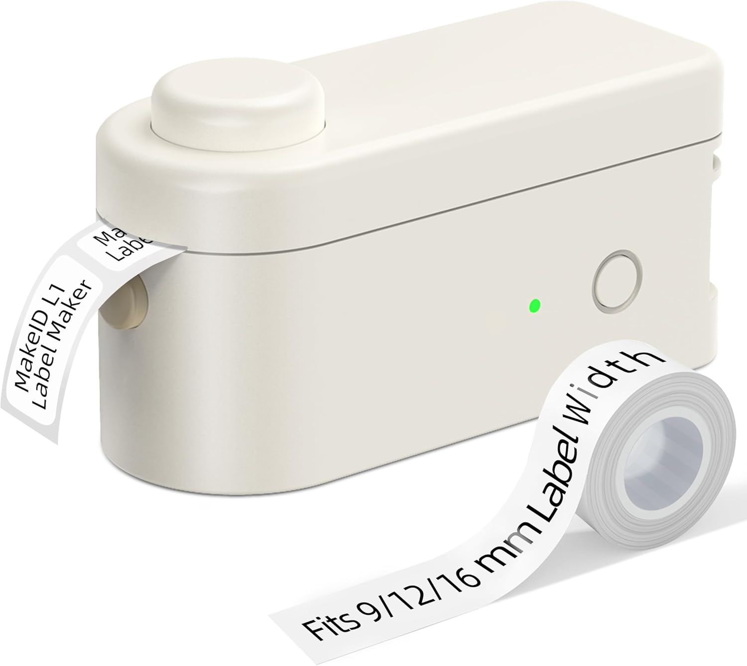 Makeid Étiqueteuse Bluetooth L1-C : mini imprimante thermique pour étiquettes autocollantes (blanc)