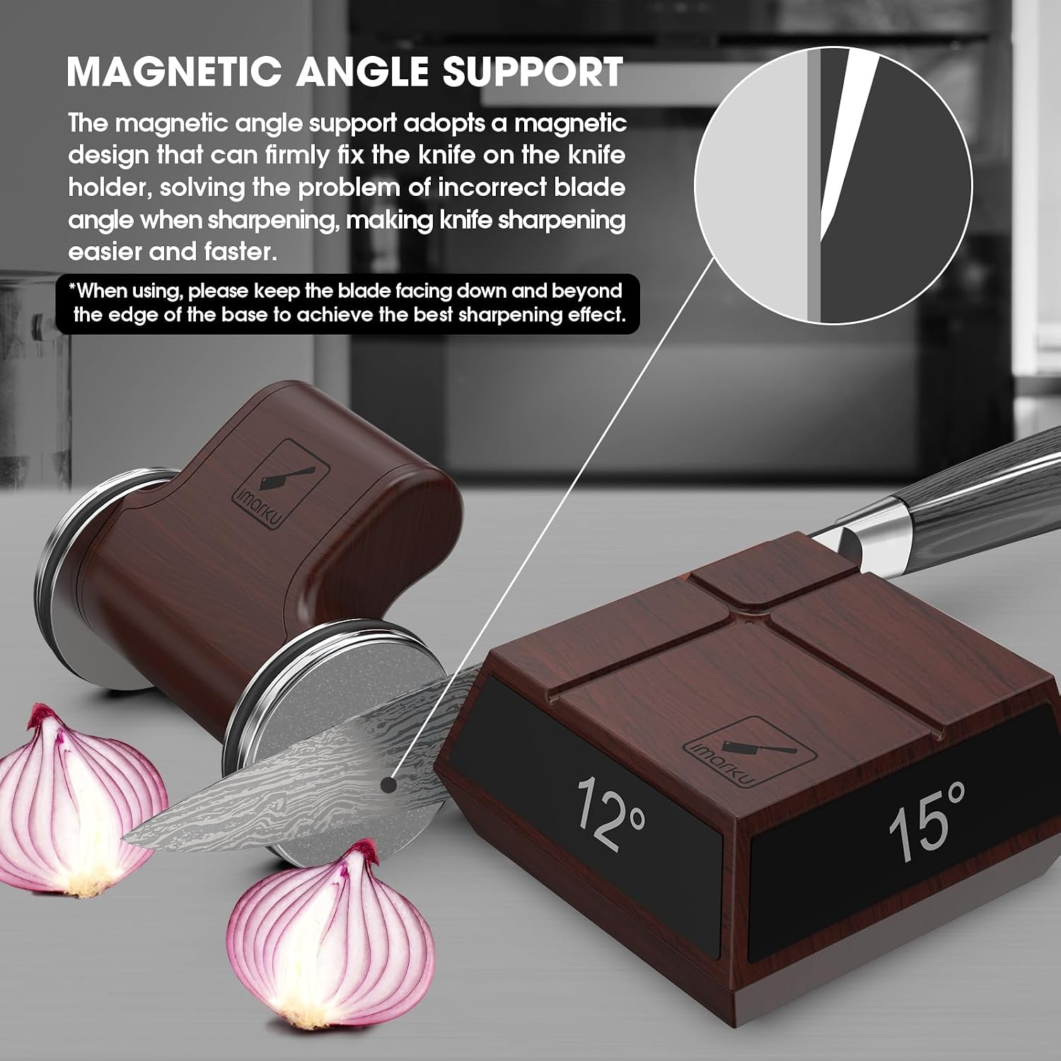 Thumbnail 2 de imarku Rolling Knife Sharpener, ABS