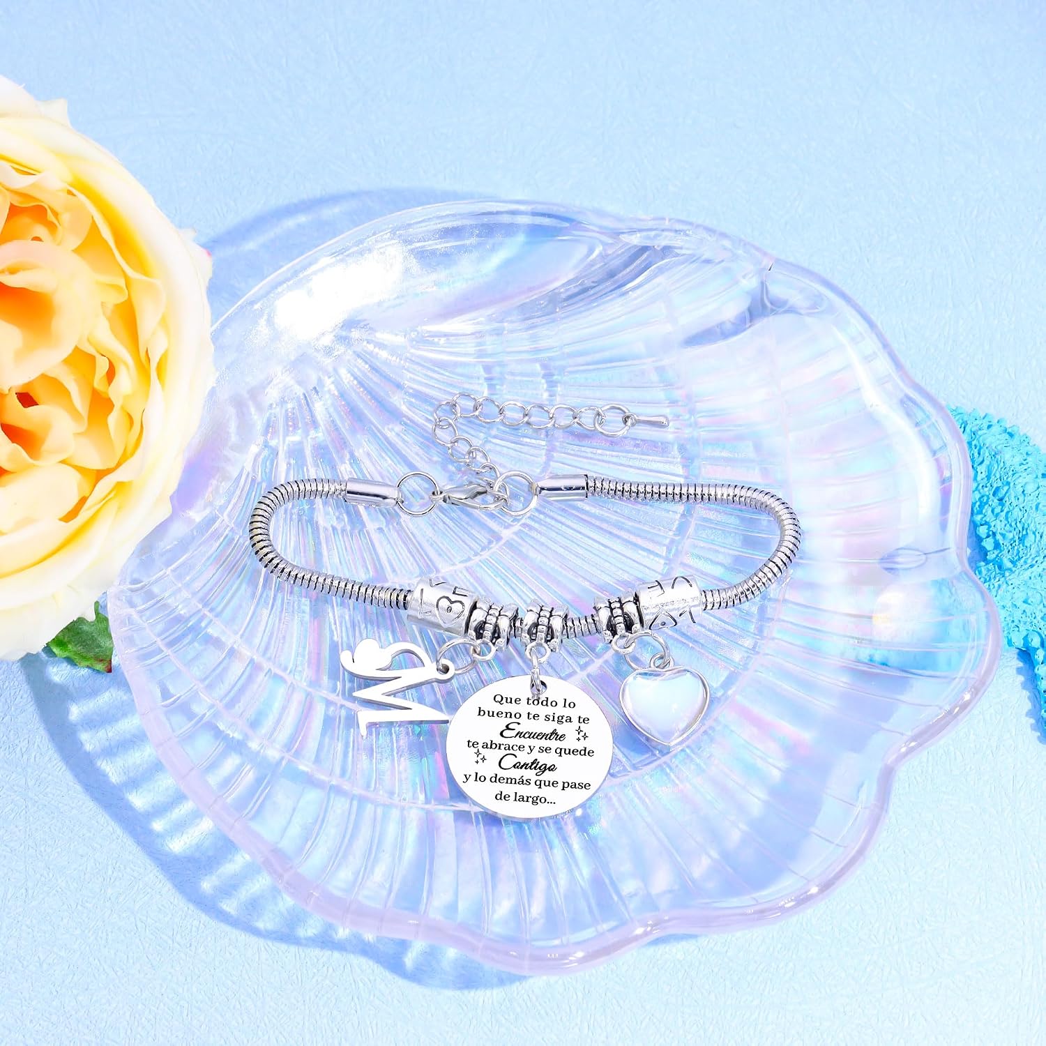 Thumbnail 2 de Awyuan pulsera de iniciales personalizada