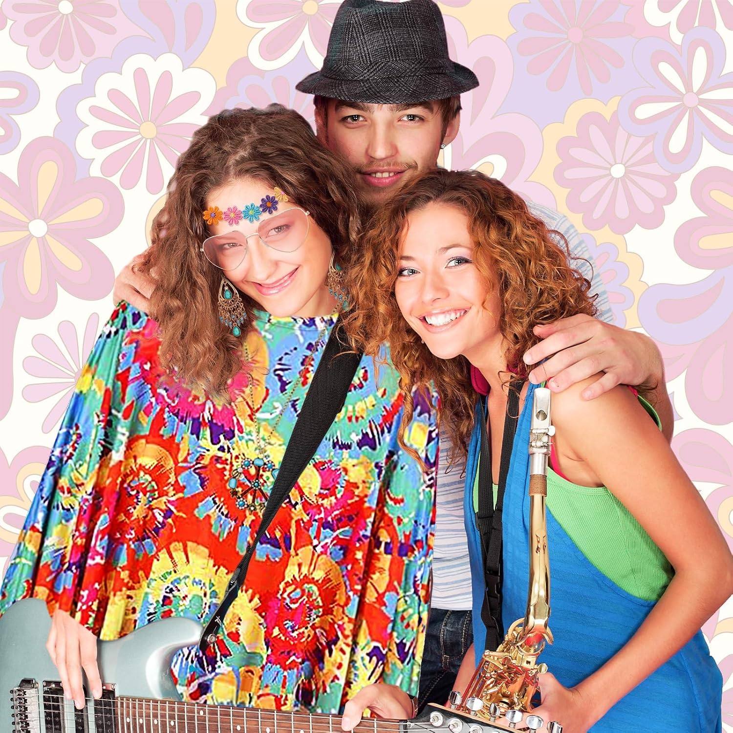 Thumbnail 4 de Alintor Hippie Kostüm Damen