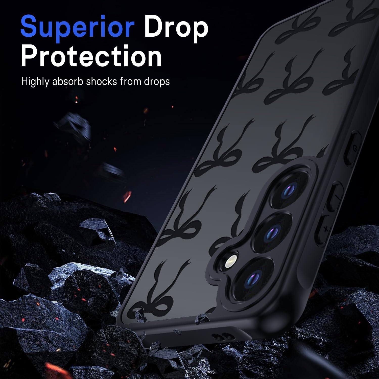 Thumbnail 2 de TUUTPU Coque Galaxy S26 5G Arc Papillon Noir