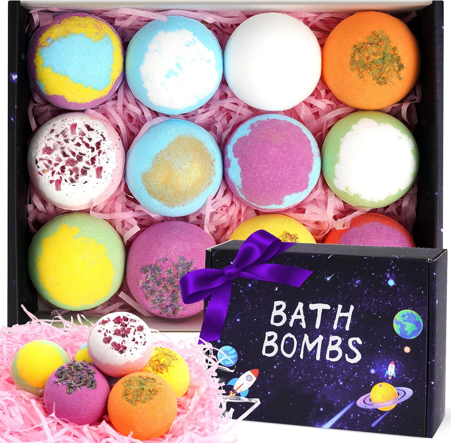 Detalle de LOPHE Bombe da Bagno 12 Pezzi: set profumato e naturale per momenti di relax