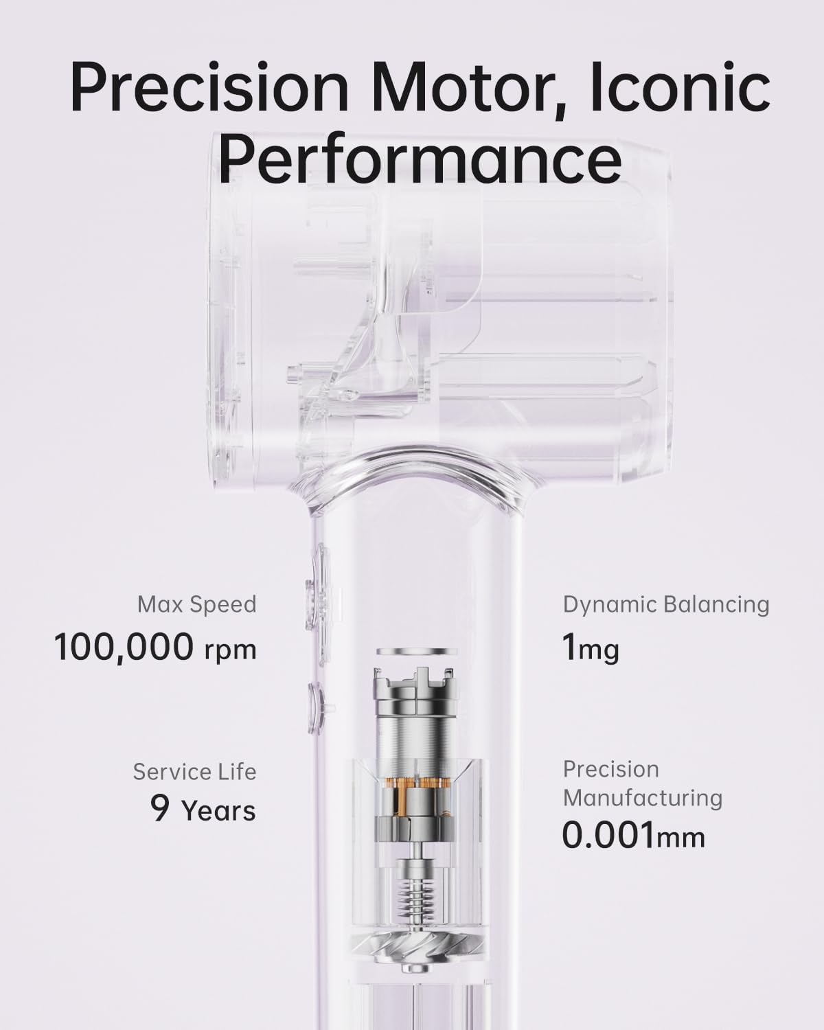 Thumbnail 4 de Laifen SE Lite Hair Dryer (HD110) — negative ionic blow dryer with brushless motor