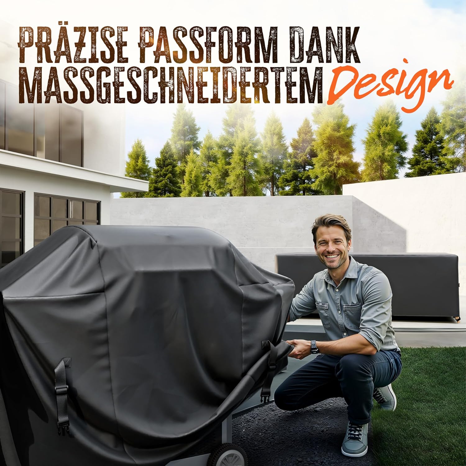 Thumbnail 5 de AMZBBQ Grillabdeckung wetterfest 80 x 115 x 65 cm