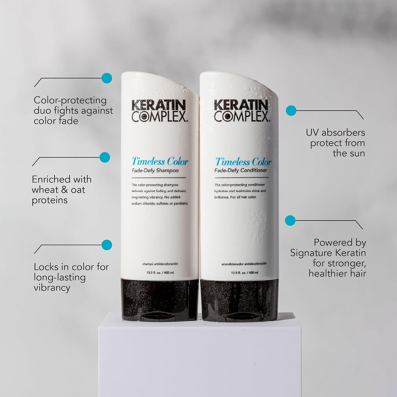 Detalle 1 de Keratin Complex Timeless Color Fade-Defy Conditioner ๐โ
