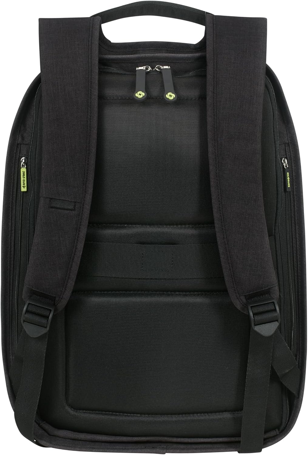 Detalle 2 de Samsonite Securipak Laptoprucksack für 15,6 Zoll (44 cm) – 17 L, Schwarz (Black Steel)
