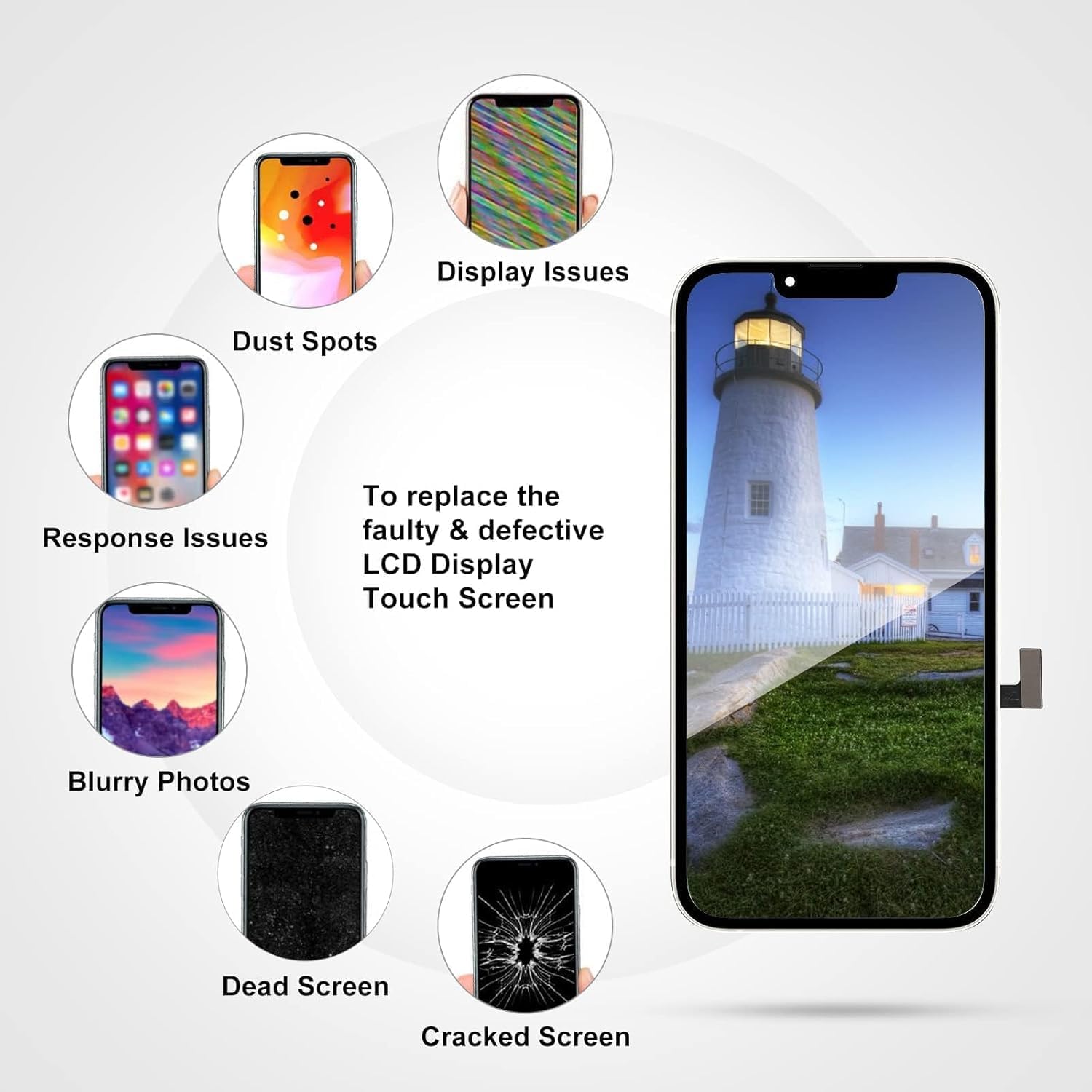 Detalle de LL TRADER iPhone 13 LCD screen replacement