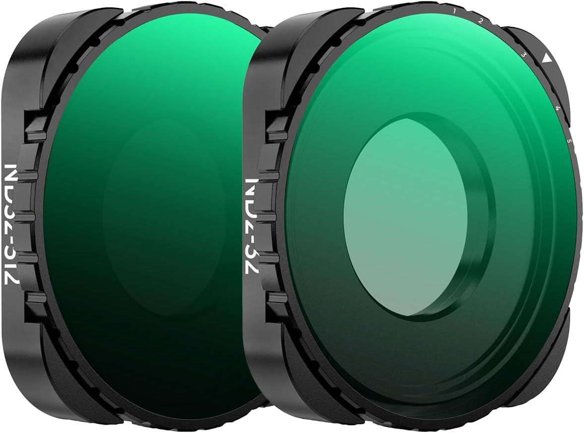 Detalle de K&F Concept 2 Pezzi Kit ND Filtri per GoPro Hero (ND2-32 e ND32-512)