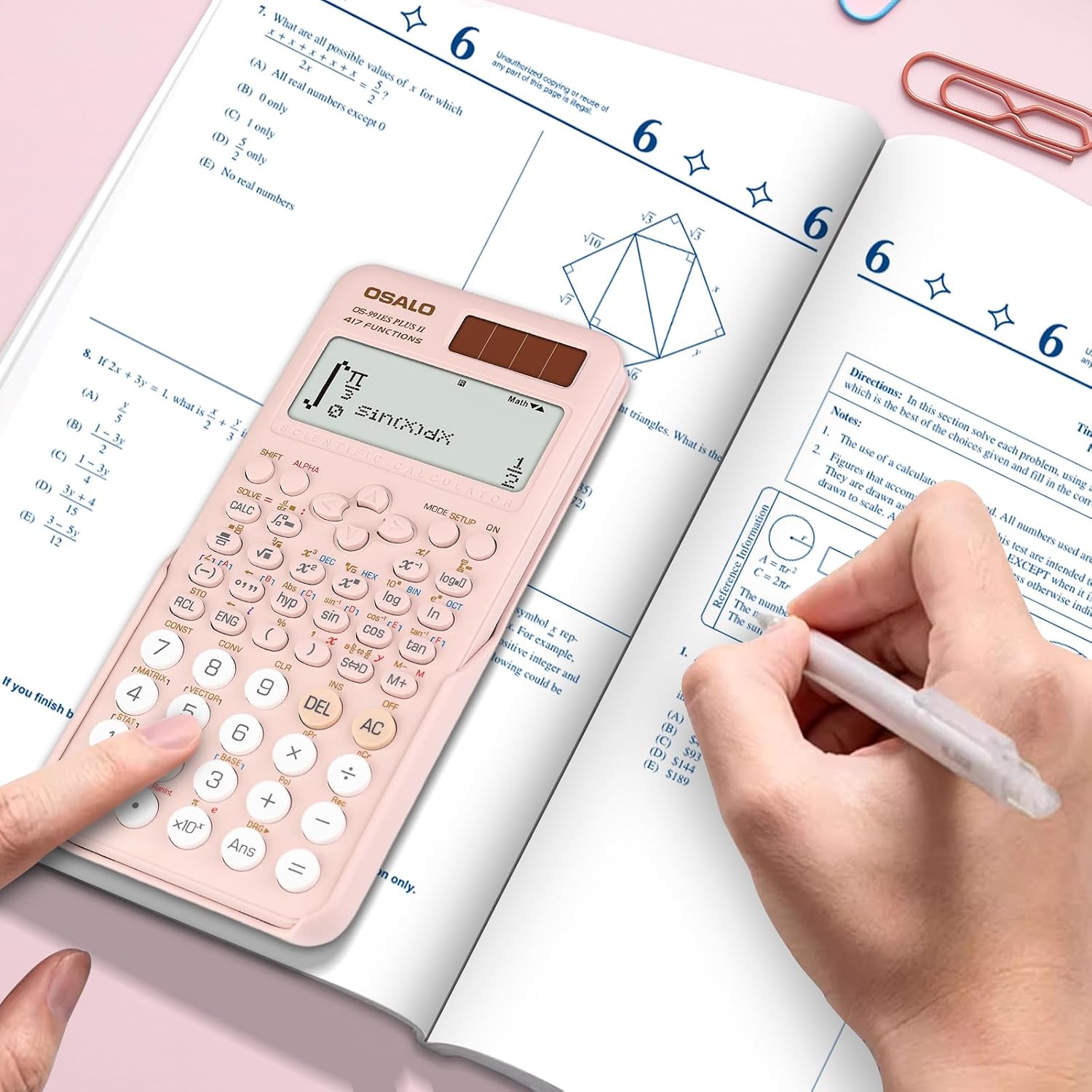 Thumbnail 5 de OSALO 417 Function Scientific Calculator