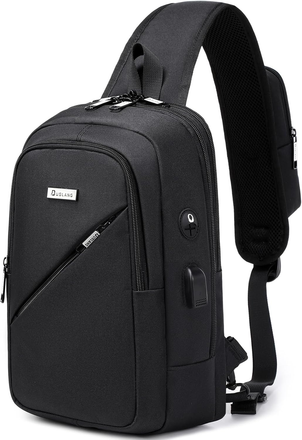 Detalle de DUSLANG Small Sling Bag: Lightweight Crossbody Backpack for Everyday Use