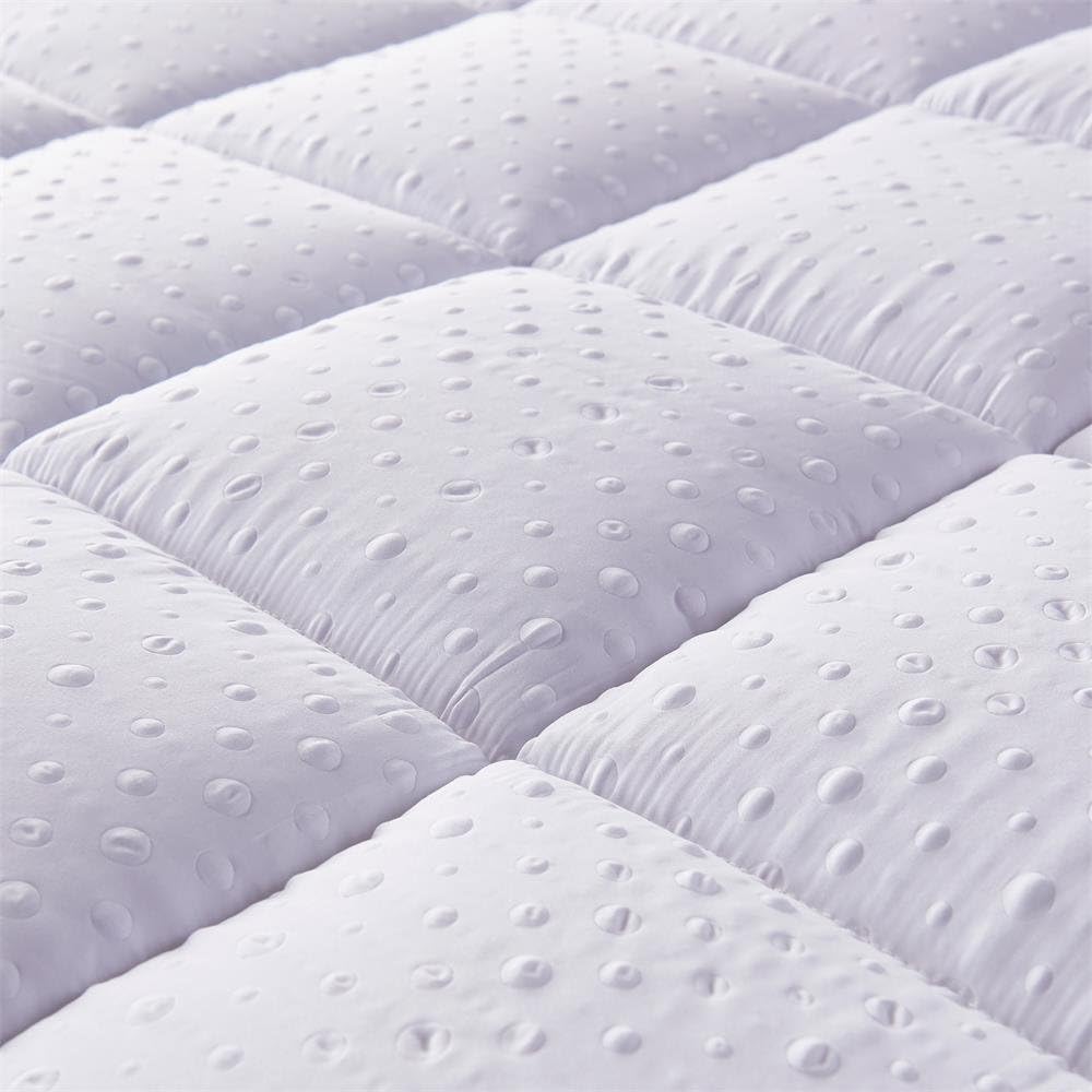 Detalle 2 de Bedecor Morza/va199 matrastopper van microvezel, 4 cm, antislip, 90 x 190/200 cm