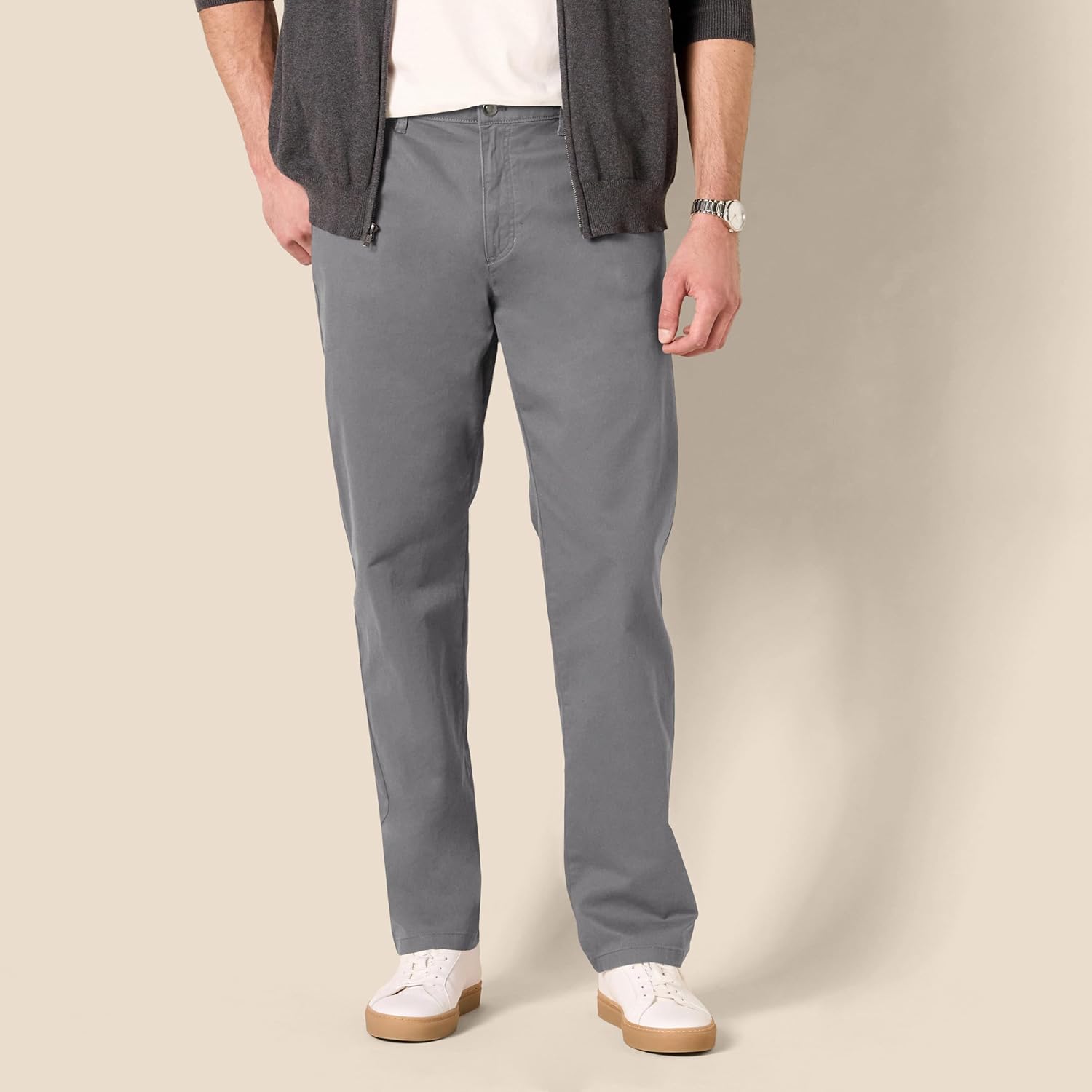 Thumbnail 5 de Amazon Essentials Men’s Straight-Fit 5-Pocket Stretch Twill Trousers (Straight leg, everyday comfort)