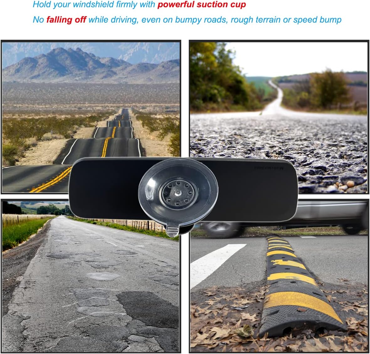 Thumbnail 6 de Kitbest Rear View Mirror for Driving Test 200mm