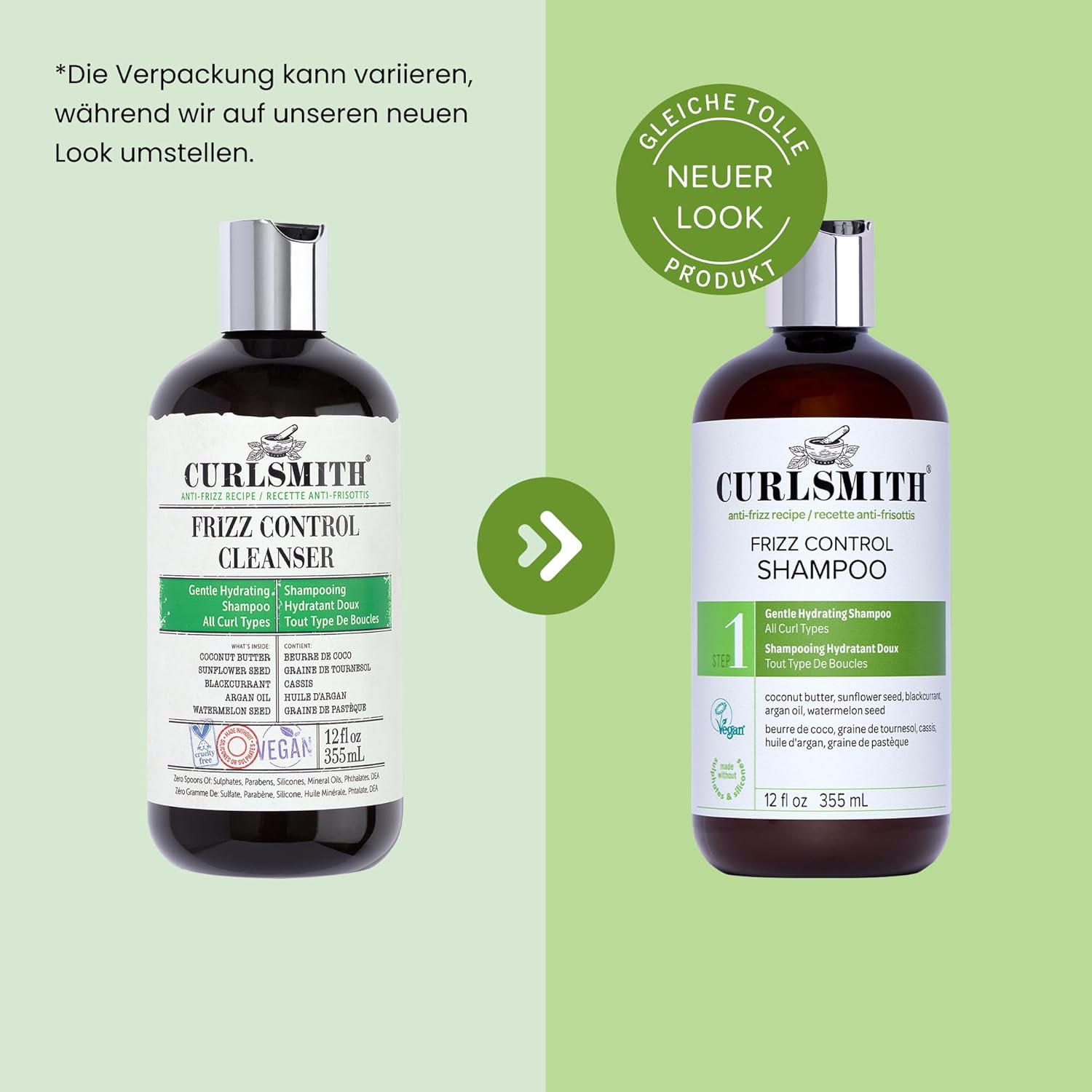 Detalle 1 de Curlsmith Frizz Control Cleanser 355 ml