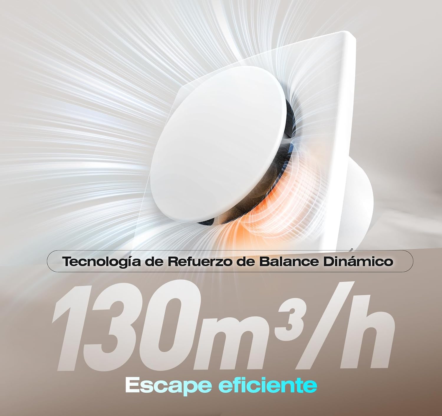 Thumbnail 5 de BUMSOU Extractor Baño 100mm 130 m³/h