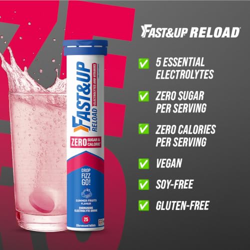 Detalle 2 de Fast&Up Reload Zero Electrolyte Tablets – Summer Fruits, 100 Tablets