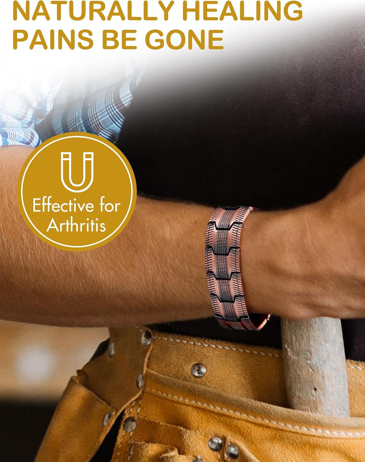 Detalle 2 de Feraco 3X Strength Copper Bracelet