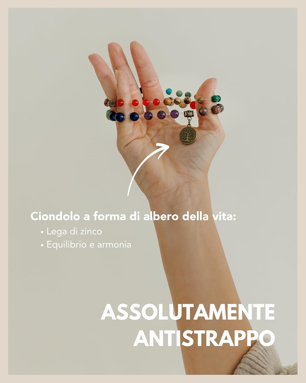 Detalle 2 de GD GOOD.designs Bracciale Chakra 15-19 cm