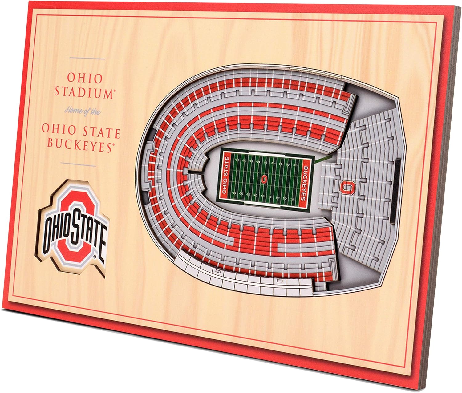 YouTheFan NCAA 3D StadiumView Desktop (hand-assembled stadium wall display)