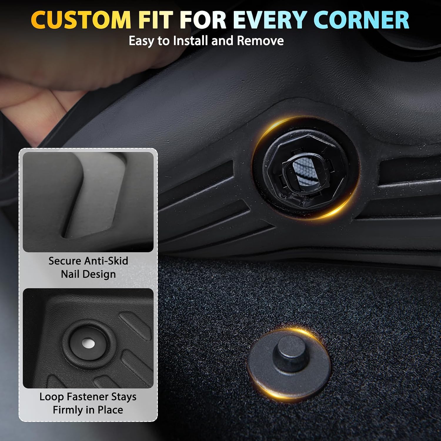 Detalle de Vehiwell TPE Floor Mats for Nissan Rogue Sport