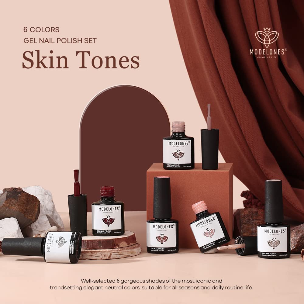 Thumbnail 4 de modelones Gel Nail Polish Kit 6 Colors ๐
