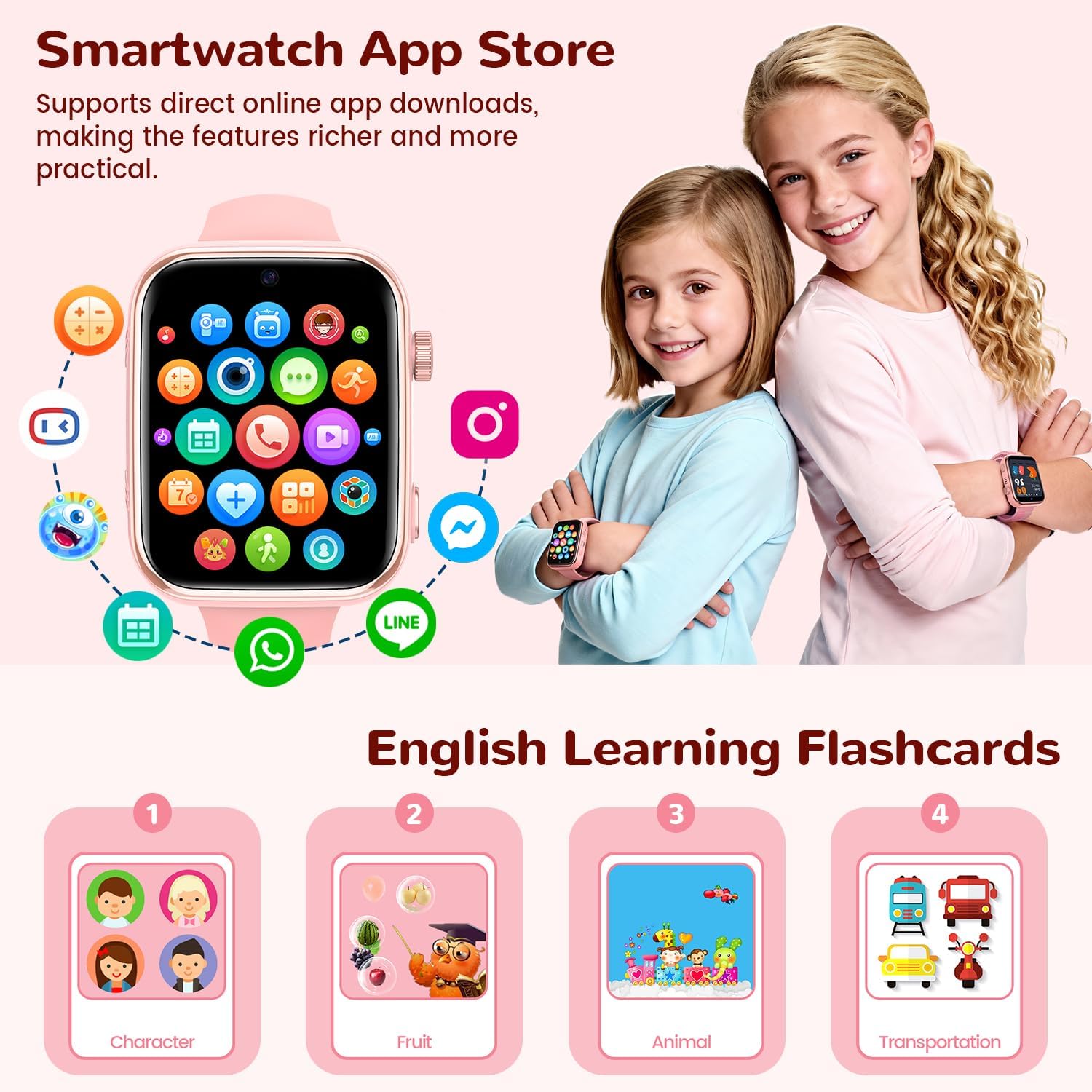 Thumbnail 5 de Montre connectée 4G Enfant Appels Vidéo