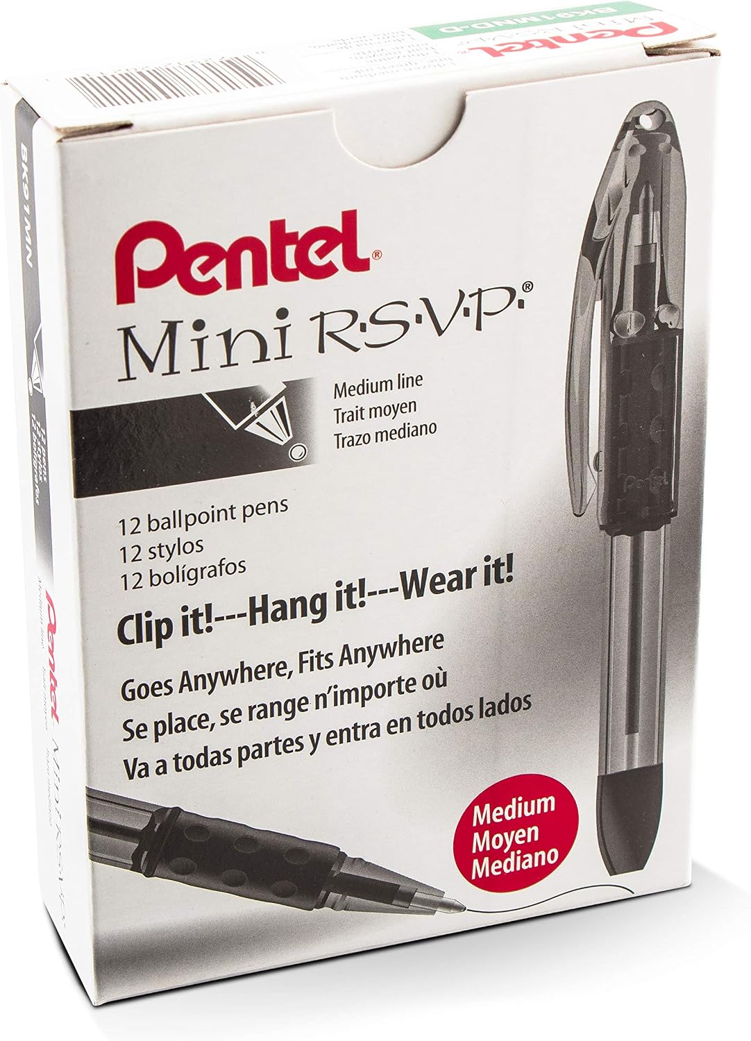 Thumbnail 6 de Pentel Mini Ballpoint Pen 1.0 mm