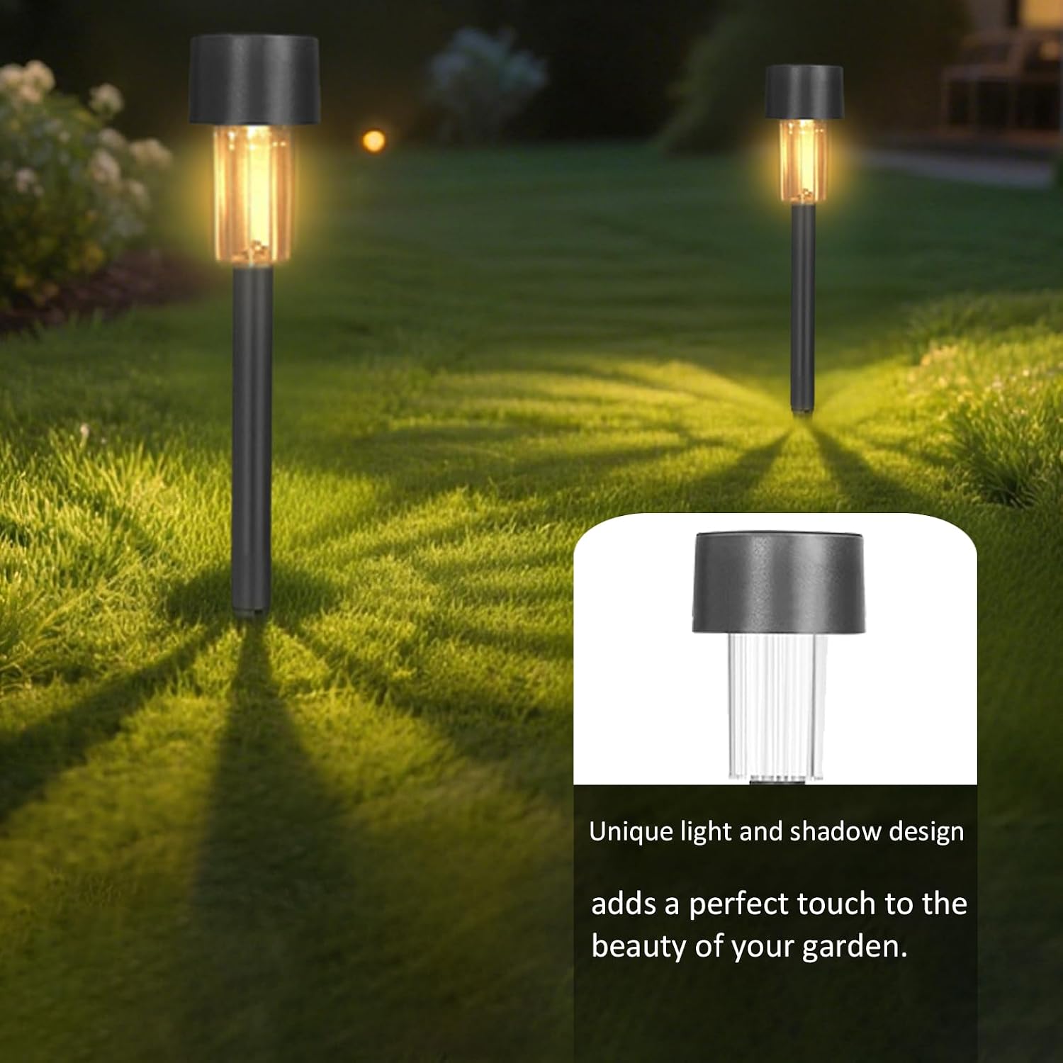 Detalle de Hqynss Solar Lights 12 Pack 3000K