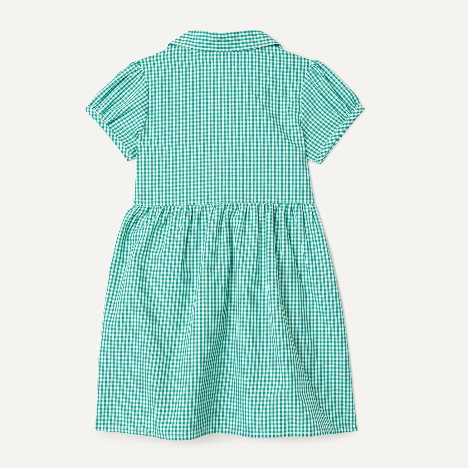 Detalle de Amazon Essentials Girls' Gingham School Uniform Dress, Pack of 2