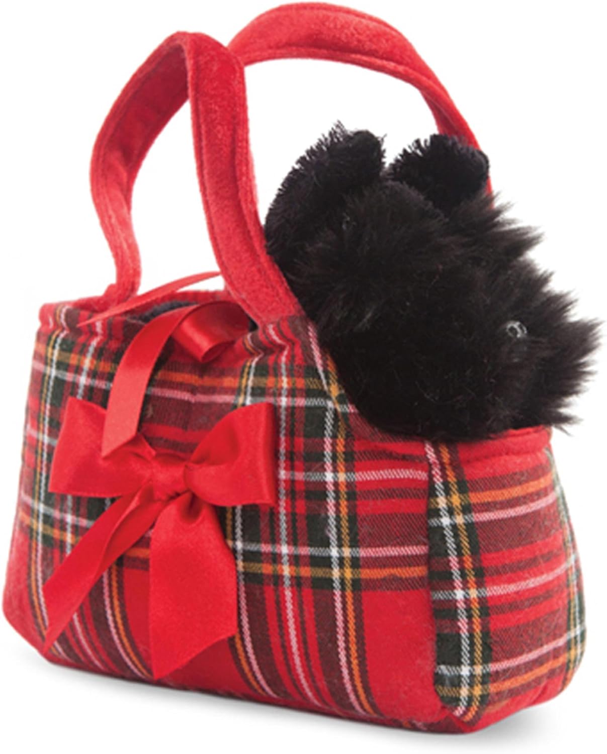 Detalle de Aurora 60328 Fancy Pal: Scottie in Tart an Bag, 8in – Soft Toy & Carrier