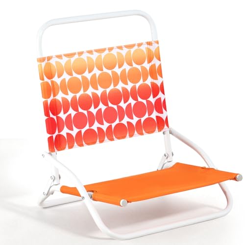 Detalle de Portal Strandstuhl faltbar leicht 90 kg Tragkraft – kompakter Klappstuhl für Strand, Garten und Camping
