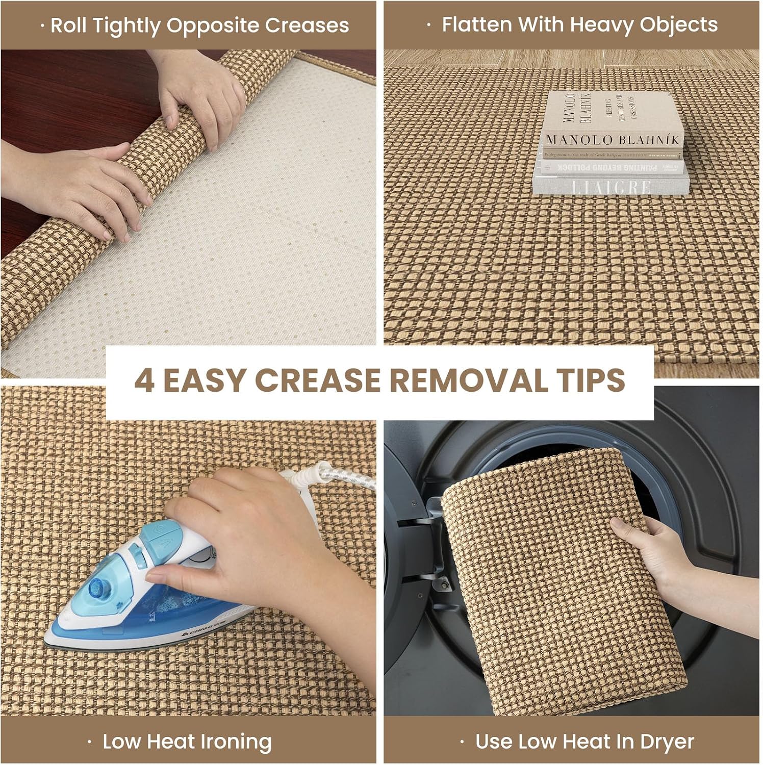 Thumbnail 2 de IOHOUZE 3x20 Washable Non Slip Runner Rug