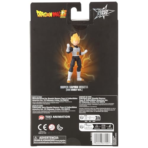 Detalle de Figurá de acción Vegeta Dragon Ball Super, 17cm, BANDAI