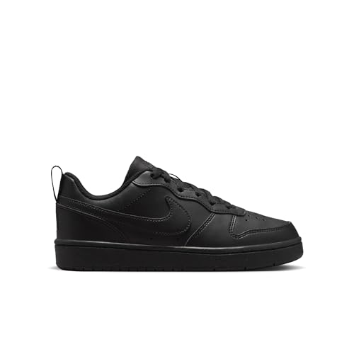 Detalle de Nike Mixte Enfant Court Borough Low Recraft (GS) – Noir, 39 EU