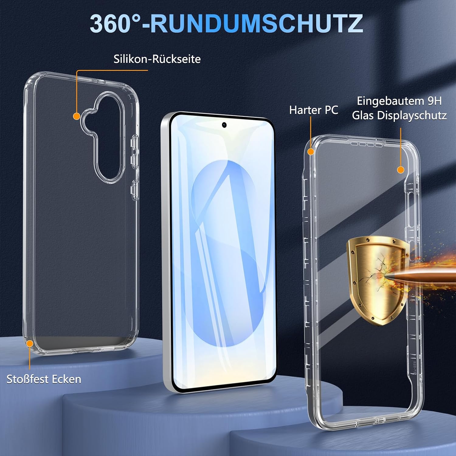 Detalle de Fin2feel Coque Samsung S25 FE 360° Clair