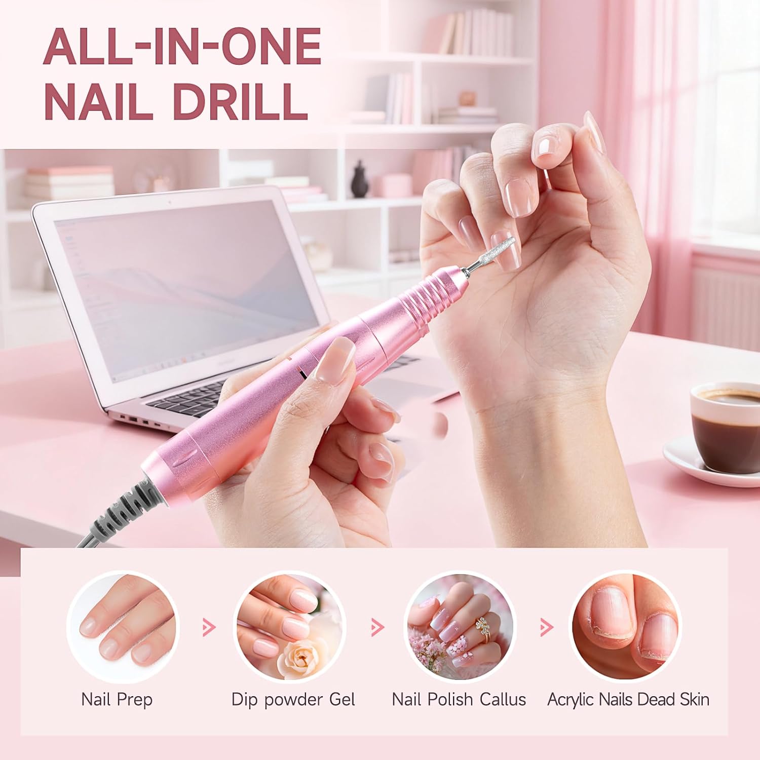Thumbnail 6 de Professional Nail Drill 45000RPM ๐