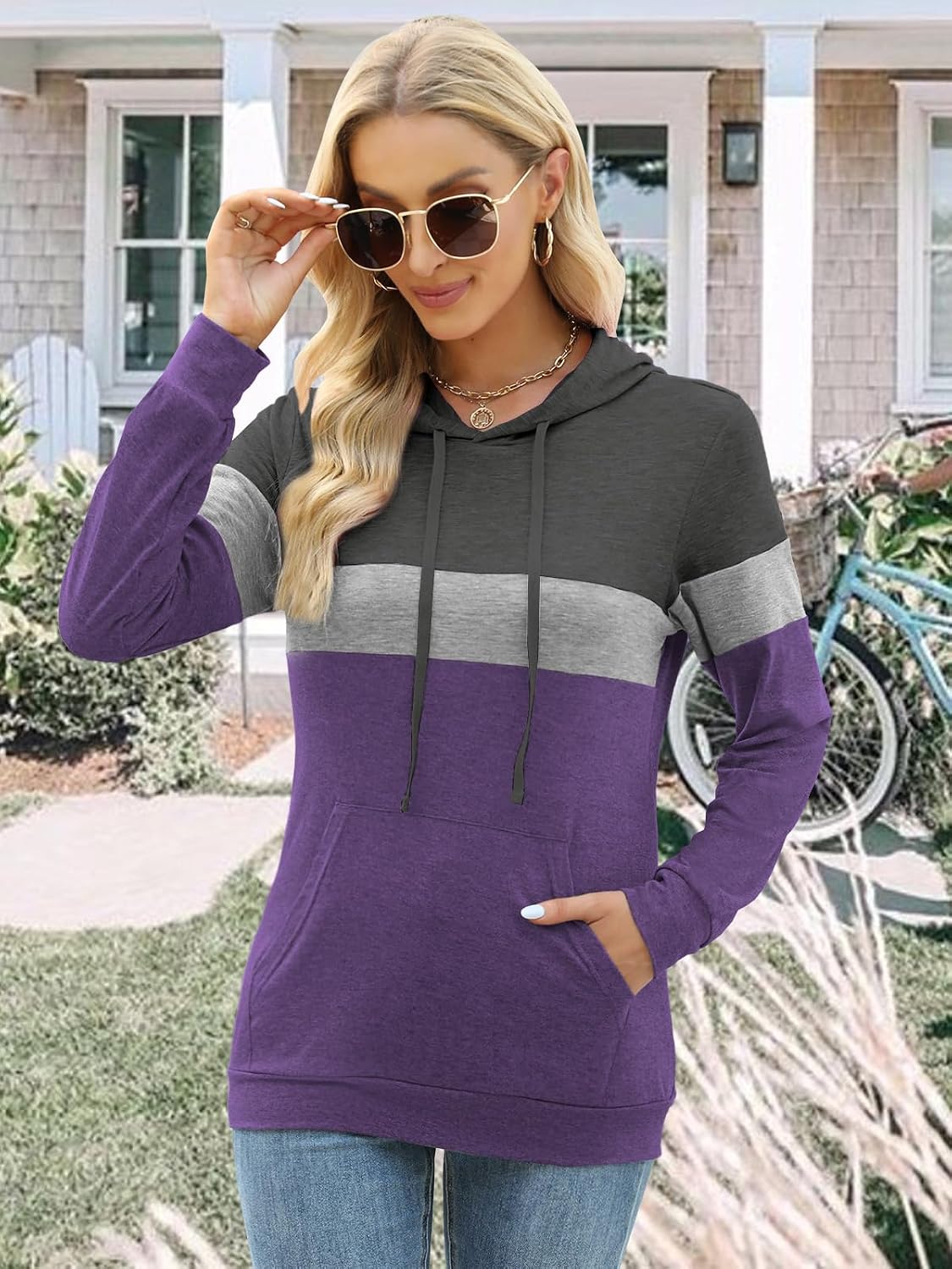 Detalle 1 de MixShe Women's Hoodie Sweatshirt