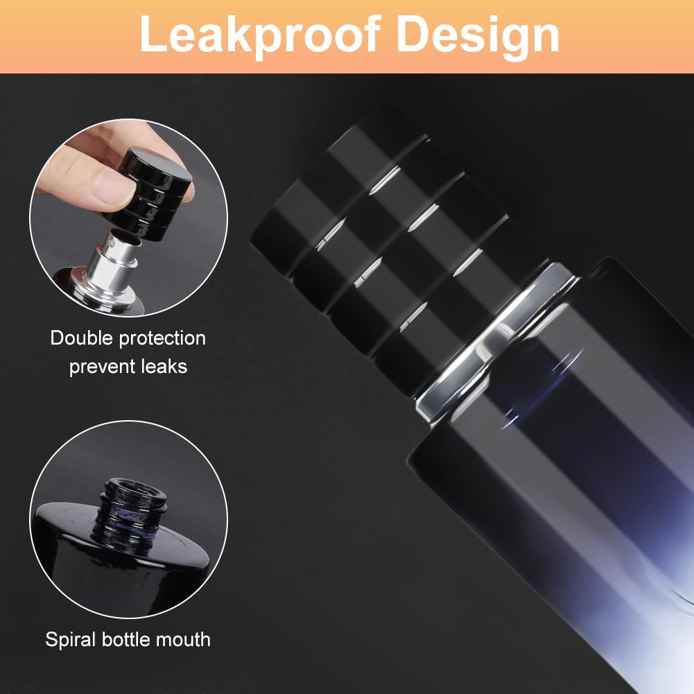 Thumbnail 3 de LOPHE Perfume Atomiser 3 x 30 ml – Refillable Glass Travel Bottle in Blue Gradient