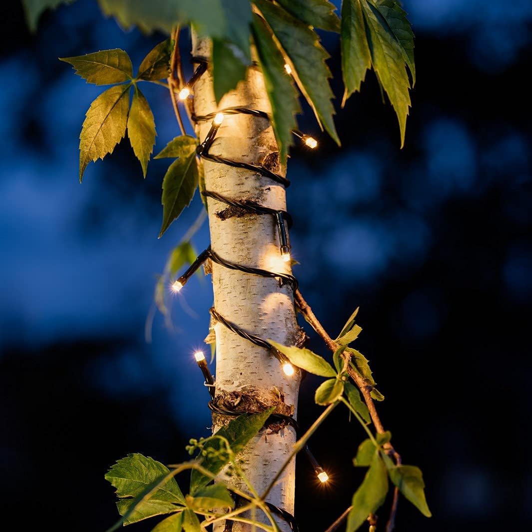 Thumbnail 4 de hellum Lichterkette außen 40 LED warmweiß klassisch mit Timer (3,9 m beleuchtete Länge)
